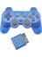 Siyah-Şeffaf Renkli Kablosuz Gamepad Sony Ps2 2.4g Titreşim Joystick Blutooth Denetleyici Playstation 2 Joypad (Yurt Dışından) 2