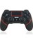 Siyah Kırmızı-Cep Telefonu ve Bilgisayar Oyun Tahtası Ps4 Denetleyici Joystick Bluetooth Kablosuz Kolu Titreşim Çift Titreşim (Yurt Dışından) 1