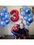 1 Takım Marvel Örümcek Adam Kahraman 3D Alüminyum Balon Anime Figürleri Kawaii Aksiyon Figürü Doğum Günü Partisi Dekoru Çocuklar Şişme Oyuncak Hediye (Yurt Dışından) 2