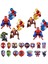 1 Takım Marvel Örümcek Adam Kahraman 3D Alüminyum Balon Anime Figürleri Kawaii Aksiyon Figürü Doğum Günü Partisi Dekoru Çocuklar Şişme Oyuncak Hediye (Yurt Dışından) 4