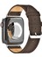 Apple Watch Deri Kordon 42 / 44 / 45 / 49 mm Ultra Ultra 2 Seri 9 8 7 6 5 4 3 Uyumlu Hakiki Deri Kayış Kahverengi 2