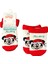 Lisanslı Mıckey Mouse Bebek Çorap Beyaz M002 1