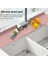 Gri-L Tarzı Silikon Musluk Mat Mutfak Lavabo Koruma Drenaj Pedi Banyo Musluk Sıçrama Su Tutucu Mat Lavabo Tezgah Koruyucu (Yurt Dışından) 3