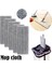 1 Adet Tarzı Adet Kumaş Mikrofiber Yedek Paspas Pedi Paspas Kafası Zemin Temizleme Yedek Macun Bezi Kapak Sprey Düz Toz cm (Yurt Dışından) 4