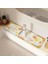 Turuncu Tarzı Lavabo Musluğu Tahliye Pedi Polyester Kauçuk Lavabo Sıçrama Yakalayıcı Sıçramaya Dayanıklı Güçlü Su Emme Banyo Mutfak Aletleri (Yurt Dışından) 1