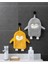 Mavi Stil Tasarlanmış Banyo Havlusu Sevimli Karikatür Emici El Havlusu Dökülmeyen Asılı Penguen Silme Havlu Yumuşak Çocuk El Havlusu (Yurt Dışından) 4