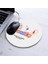 Hediyelik Jimnastikçi Temalı Yuvarlak Mousepad 1