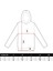 Kadın Gri Kapüşonlu 3 Iplik Şardonsuz Polarsız Reglan Kol Sweatshirt S-104 4