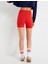 Spor Ekstra Biker Tayt Yüksek Bel Dokuma Slim Fit 4