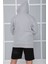 Erkek Çocuk Gri Kapüşonlu Sweatshirt S402Gri 2