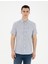 Erkek Lacivert Regular Fit Kısa Kollu Gömlek 50289394-VR033 1