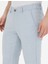 Erkek Açık Mavi Slim Fit Beli Lastikli Kanvas Pantolon 50288508-VR003 6