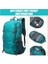 Siyah-Açık Katlanabilir Sırt Çantası 40L Ultralight Su Geçirmez Yumuşak Kamp Omuz Paketi Tırmanma Seyahat Dağcılık Yürüyüş Bisiklet Çantası (Yurt Dışından) 4