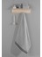 Salerno Fitilli 3'lü Banyo Havlu Seti Metalik Gri 30X50 cm 50X85 cm 70X140 cm 3