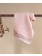Salerno Fitilli 3'lü Banyo Havlu Seti Pudra 30X50 cm 50X85 cm 70X140 cm 4