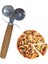 Ahşap Saplı 2li Hamur Kesme Ruleti Düz ve Dalgalı Pizza Börek Kesici Aparatı (44DEX34) 1
