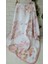 %100 Pamuklu Çift Katlı Penye Kız-Erkek Yenidoğan/bebek Kundak BATTANIYE75X90CM / Ebruli 3