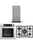 Fryart Steam Set ( D101 Davlumbaz -ED036 75 cm Ocak- XE64CB Fryart Steam Fırın) 1