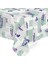 Elyaf Astarlı Pvc Masa Örtüsü 100 x 140 cm Silinebilir Sıvı Geçirmez Leke Tutmaz Çiçek Lavanta 1