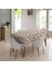 Elyaf Astarlı Pvc Masa Örtüsü 140 x 140 cm Silinebilir Sıvı Geçirmez Leke Tutmaz Çiçek Gül 2