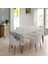 Elyaf Astarlı Pvc Masa Örtüsü 140 x 140 cm Silinebilir Sıvı Geçirmez Leke Tutmaz Mutfak Dekor 2