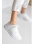 Kadın Triko Sneaker Bağcıklı Çorap Bileklik Detaylı Spor Ayakkabı 017 1