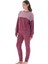 Bayan Pembe Uzun Kol Pijama Takımı 4930 1