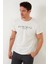 Baskılı Bisiklet Yaka Pamuklu Slim Fit T Shirt Erkek T Shirt 541DPRTMNT24 2