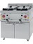 Karacasan 900 Seri Dolaplı 22+22 Litre Tüplü Fritöz 1