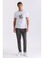 Beyaz Slim Fit Bisiklet Yaka T-Shirt 2