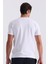 Beyaz Slim Fit Bisiklet Yaka T-Shirt 4