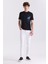 Siyah Slim Fit Bisiklet Yaka T-Shirt 2