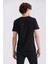 Siyah Slim Fit Bisiklet Yaka T-Shirt 4