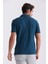 Lacivert Slim Fit Düğmeli Gömlek Yaka T-Shirt 4