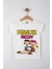 Peanuts Baskılı Kız Çocuk Taytlı Alt Üst Takım 4