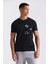 Siyah Slim Fit Bisiklet Yaka T-Shirt 1