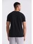 Siyah Slim Fit Bisiklet Yaka T-Shirt 4