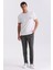 Ekru Slim Fit Bisiklet Yaka T-Shirt 2