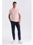 Pembe Slim Fit Polo Yaka T-Shirt 2