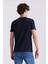 Lacivert Slim Fit Bisiklet Yaka T-Shirt 4