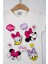 Minnie ve Daisy Duck Baskılı Kız Çocuk Taytlı Alt Üst Takım 3