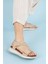 1971-570104 Anatomik Tabanlı Kadın Sandalet - NKT01971-NUDE-37 5