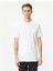 Erkek T-Shirt 4SAM10272HK Beyaz 2