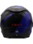 Y.100 B-Sıde Mat Siyah-Navy Mavi Kask S 2