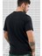 Sportswear Basic Tee Cotton Unisex Black Yazlık Ince Tişört Siyah 3