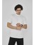 Unisex Bisiklet Yaka Slim Fit T-Shirt - Beyaz 3