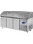 Karacasan 615 Lt 200x80x108 Cm Üç Kapılı Pizza Hazırlık Buzdolabı 1