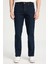 W12175001 Koyu Mavi Erkek Texas Authentic Straıght Rahat Kesim Normal Bel Normal Paça Kot Pantolon 2