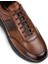 Deri Taba Rengi Erkek Sneaker Ayakkabı - 01963MTBAE02 5