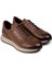 Deri Taba Rengi Erkek Sneaker Ayakkabı - 01983MTBAE01 4